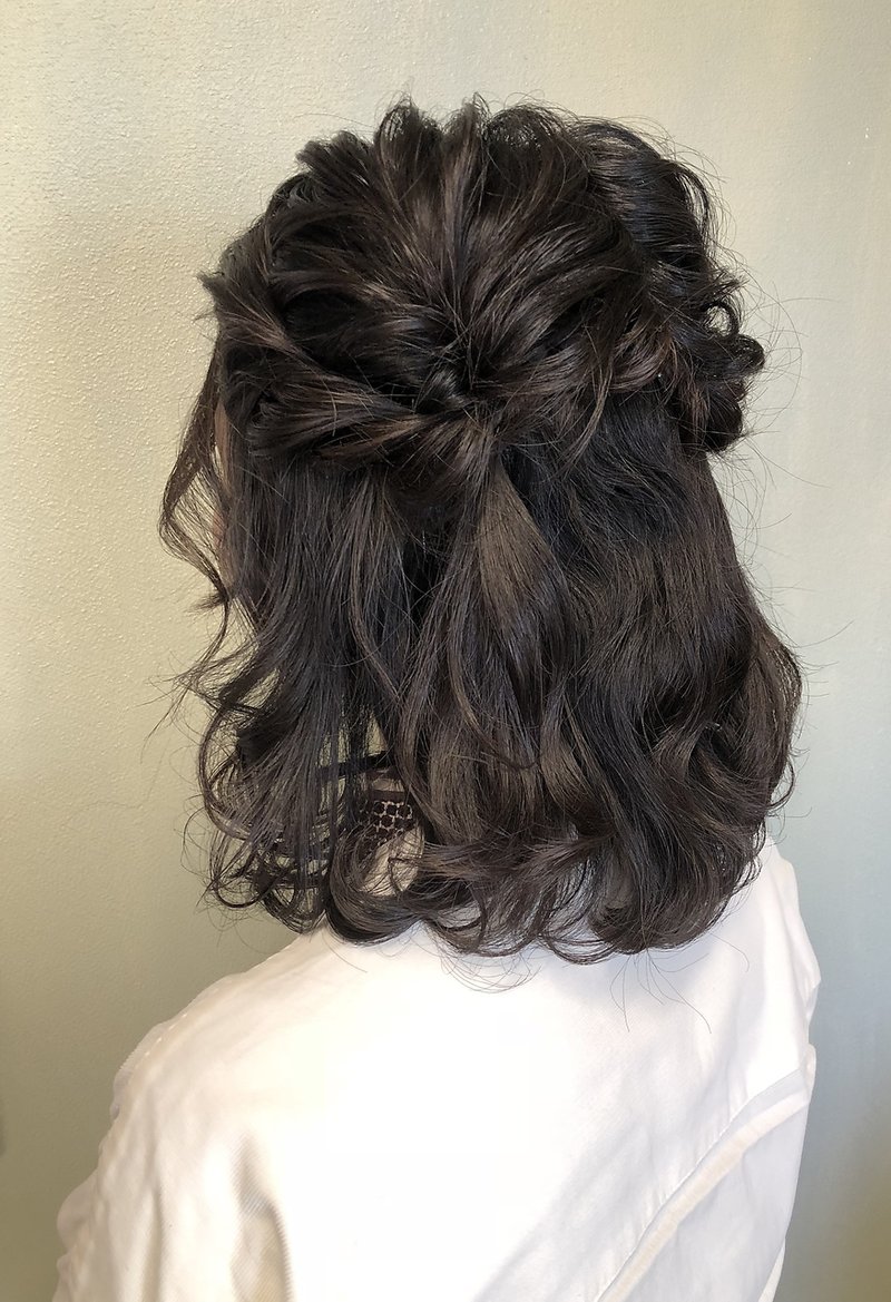 ダブルくるりんばで一味違ったヘアアレンジ＊ ayu