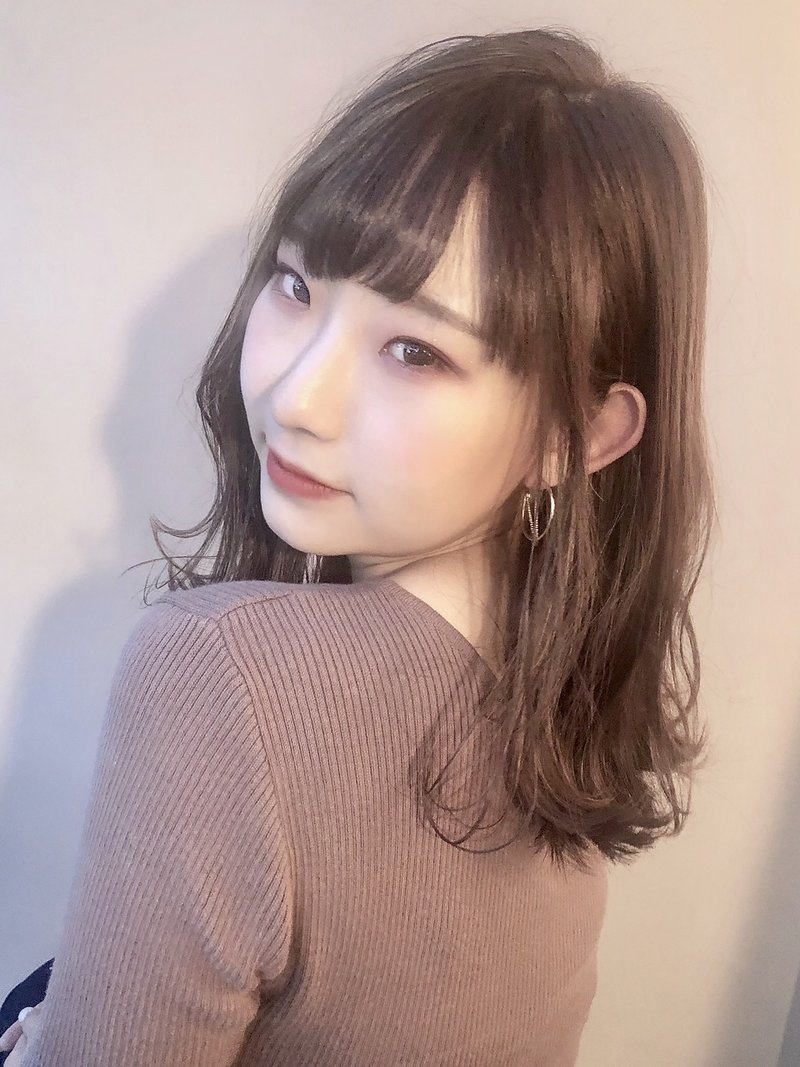 大人可愛いハネ感＊ラテカラー