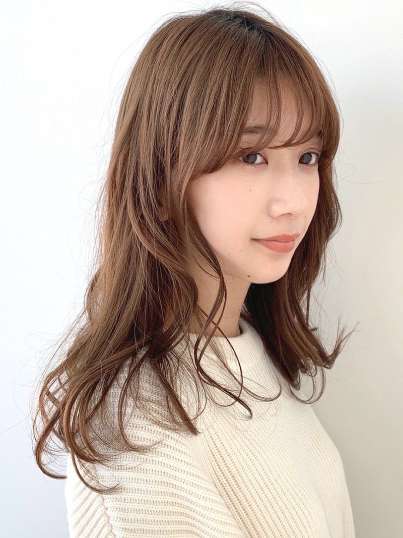 抜け感◎シースルーバング・ロングレイヤー【Salon 有村】