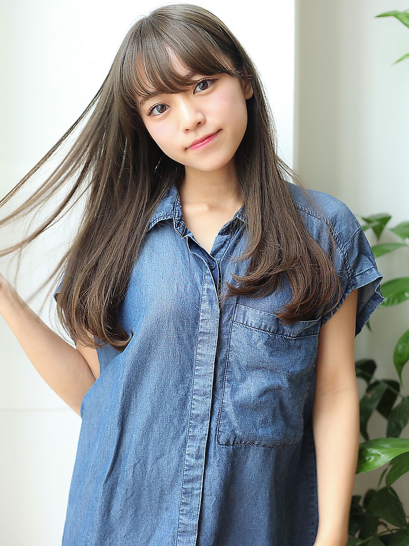 透け感大人可愛いストレートトリートメント20代30代40代髪質改善