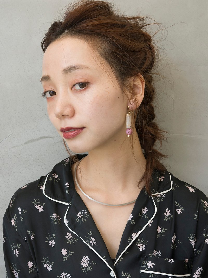SUN YORK デートからパーティまで◎ルーズくるりんぱ編み込み