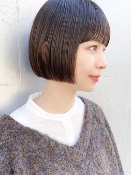 【December】大人かわいい 小顔 黒髪ボブ ミニボブ マチルダボブ