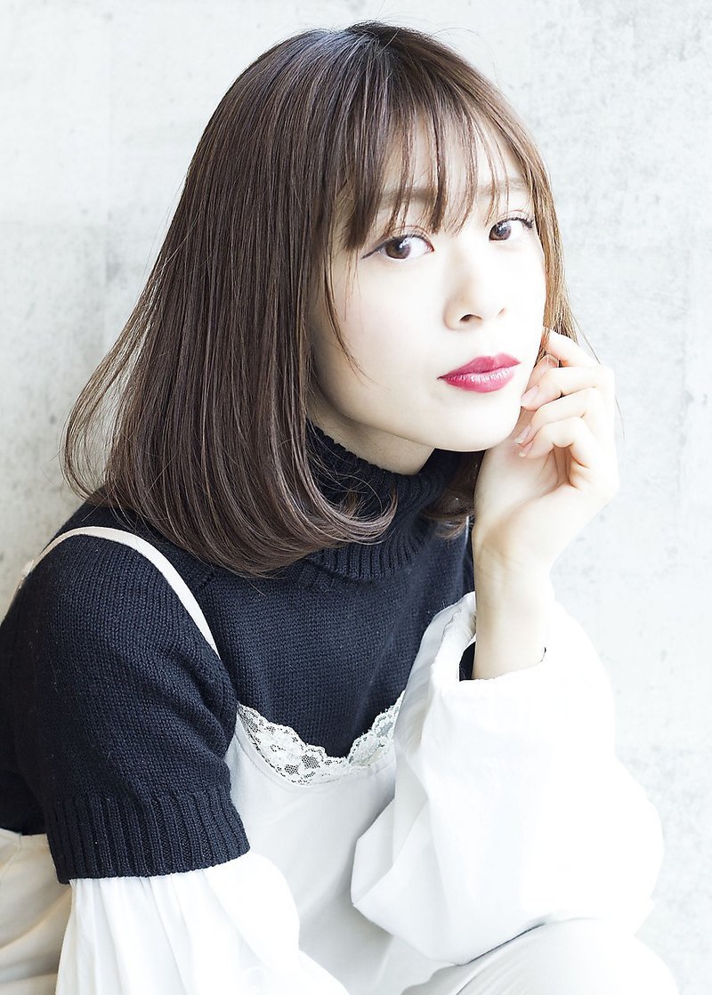 艶髪まとまるミディ/大人女性/白髪対応　ロミー本厚木