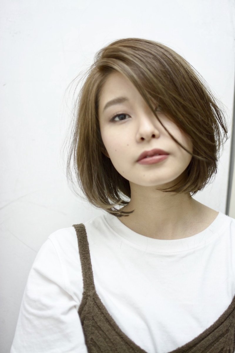 大人かわいい×乾かすだけでおさまる大人ボブ