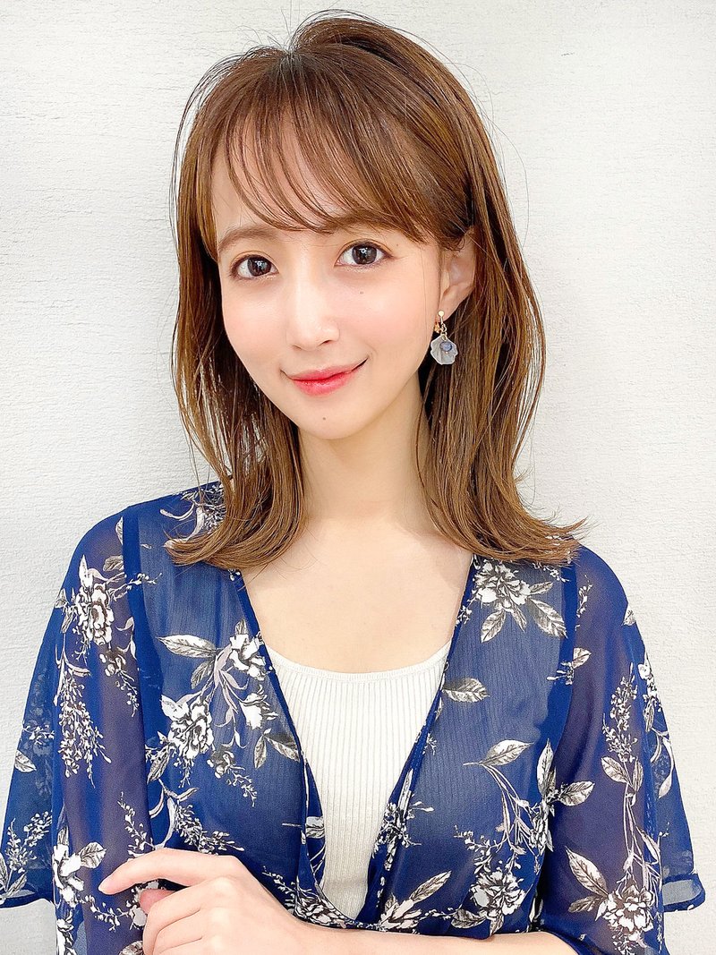 アフロート谷 20代30代40代 小顔カット 大人かわいい ミディアム