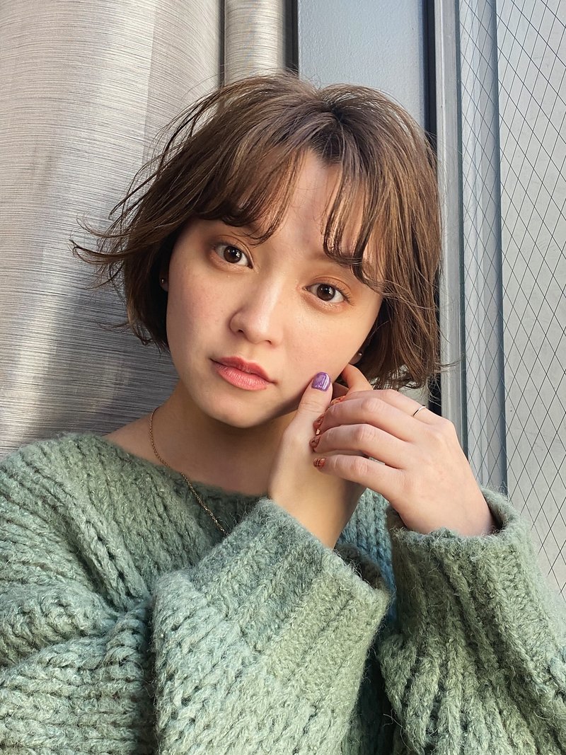 LIPPS銀座蓑田朝菜 横顔綺麗小顔スタイリング簡単再現ショート