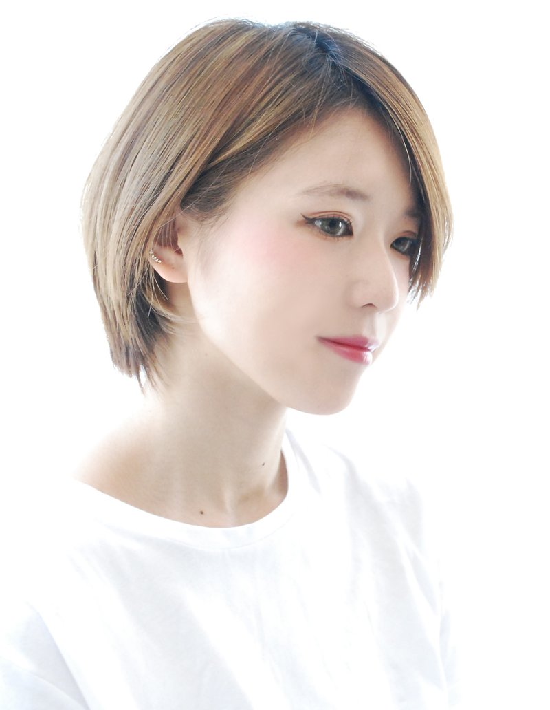 丸みが綺麗な大人女子・ワンサイド耳かけボブ【青山・外苑前】