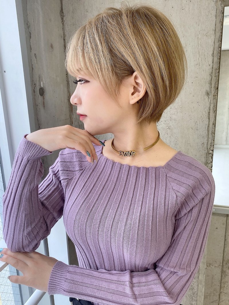 【Lond damaskRose】丸みハイトーンショート島本涼雅