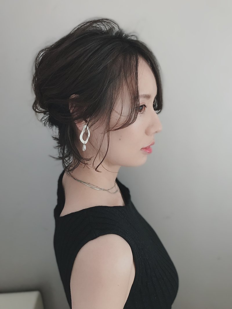 ＊　arrange hair ＊　× short bob