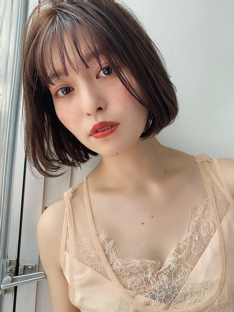 LIPPS銀座蓑田朝菜 横顔綺麗小顔スタイリング簡単再現ショート