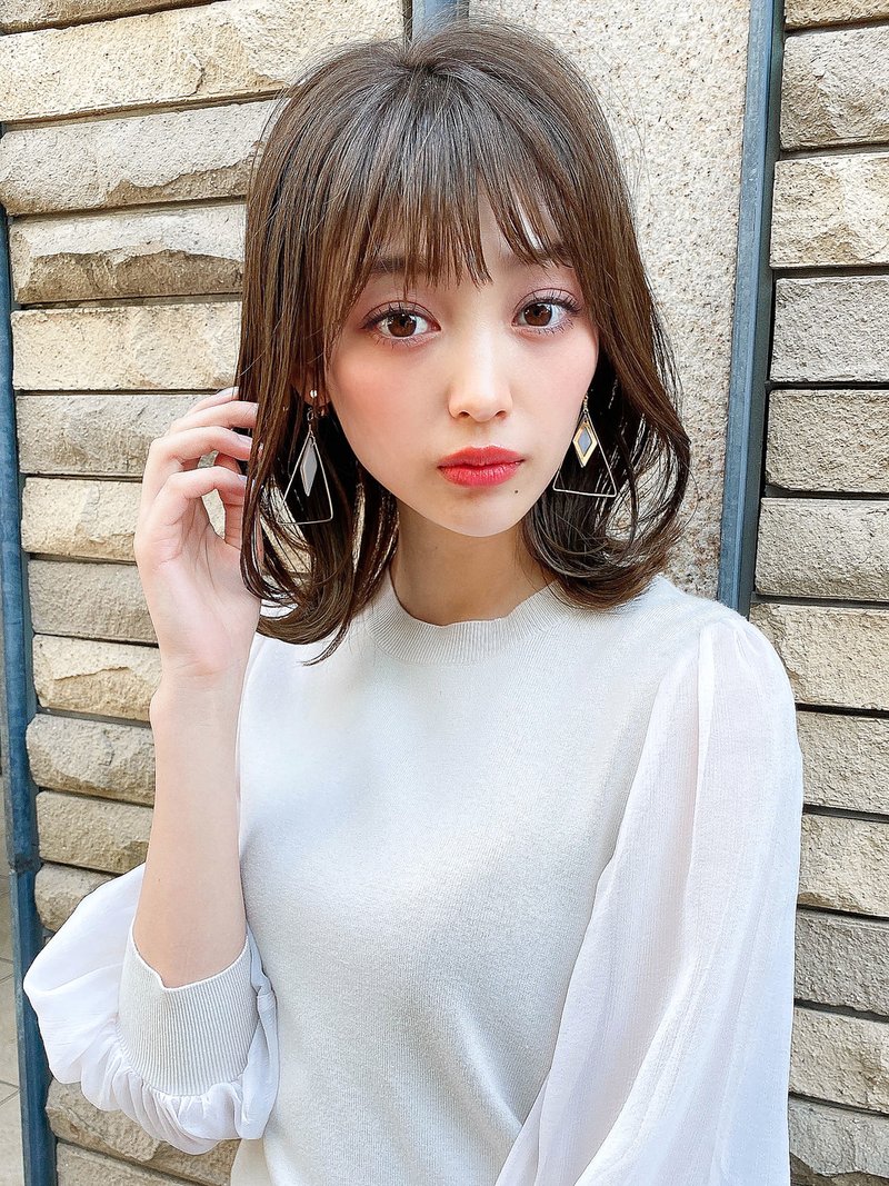 20代30代40代◎小顔 無造作カール  ボブディ丸みショート銀座
