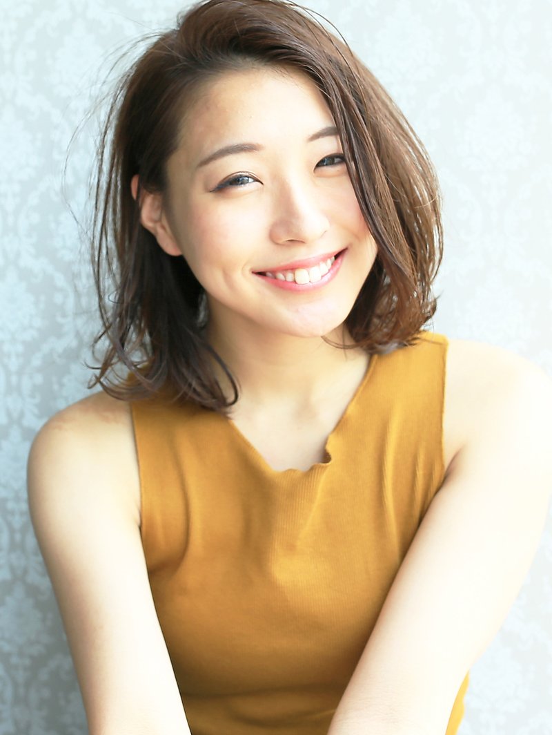 [CAMON. 遠藤]”カジュアルなのに女っぽい”映える長めボブ