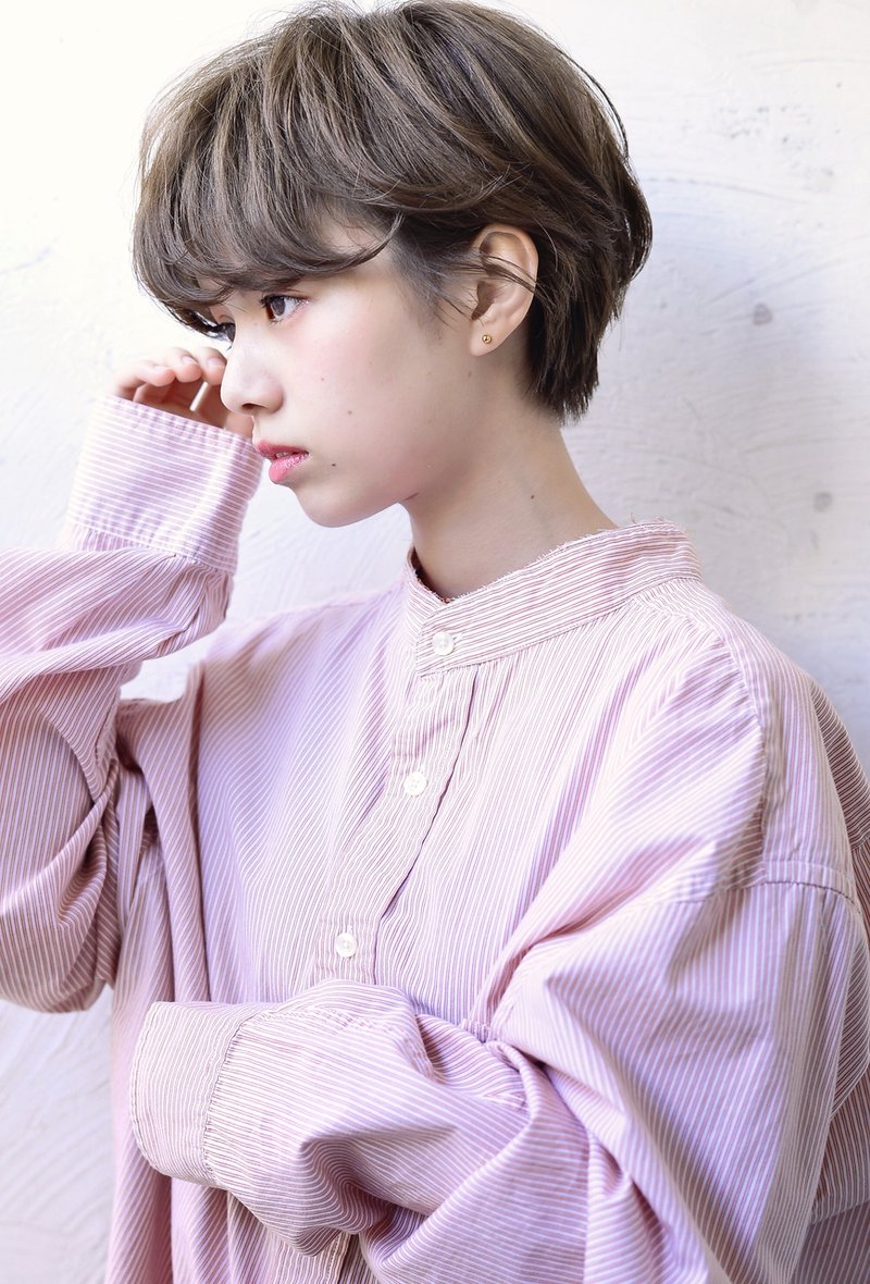 【恵比寿ro-ro】大人かわいいマッシュショートxアッシュベージュ