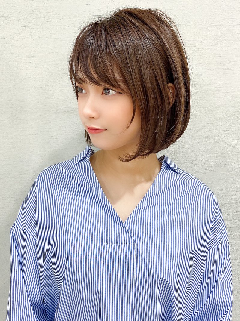 20代30代40代◎大人可愛い 小顔クールショート 丸みショートボブ