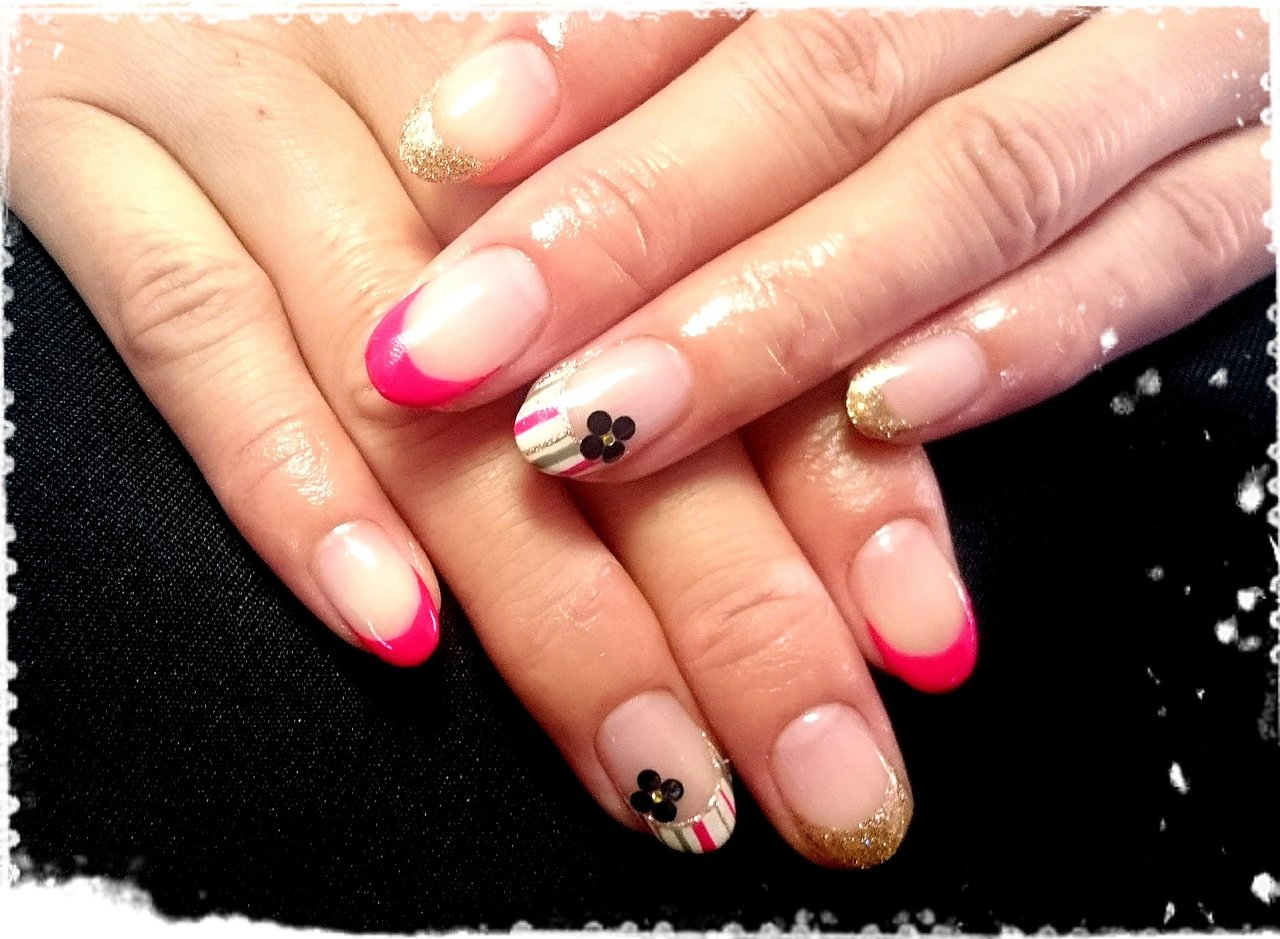 夏祭り 花火大会の浴衣ネイル Sns映えする可愛いデザインをチェックしよう ホットペッパービューティーマガジン