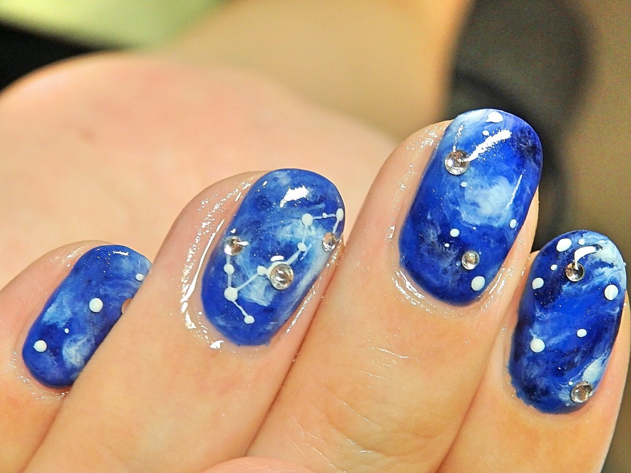 七夕の日 星空ネイルに願いを込めて 彡 ホットペッパービューティーマガジン