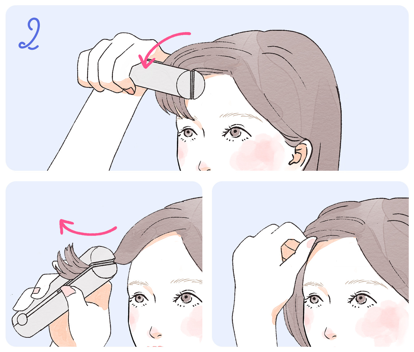 前髪で作る韓国風ヘアスタイル おすすめオルチャン風バング アレンジ方法 ホットペッパービューティーマガジン