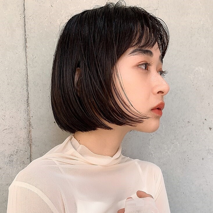 前上がりボブの魅力とは?特徴と前髪の有無別サンプルカタログのサムネイル画像
