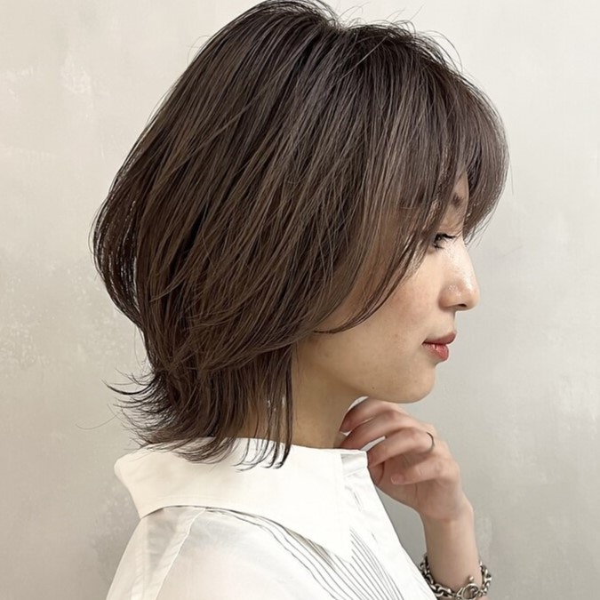 50代のためのレイヤーボブ参考集。大人に似合うレイヤーボブの魅力と実例集のサムネイル画像