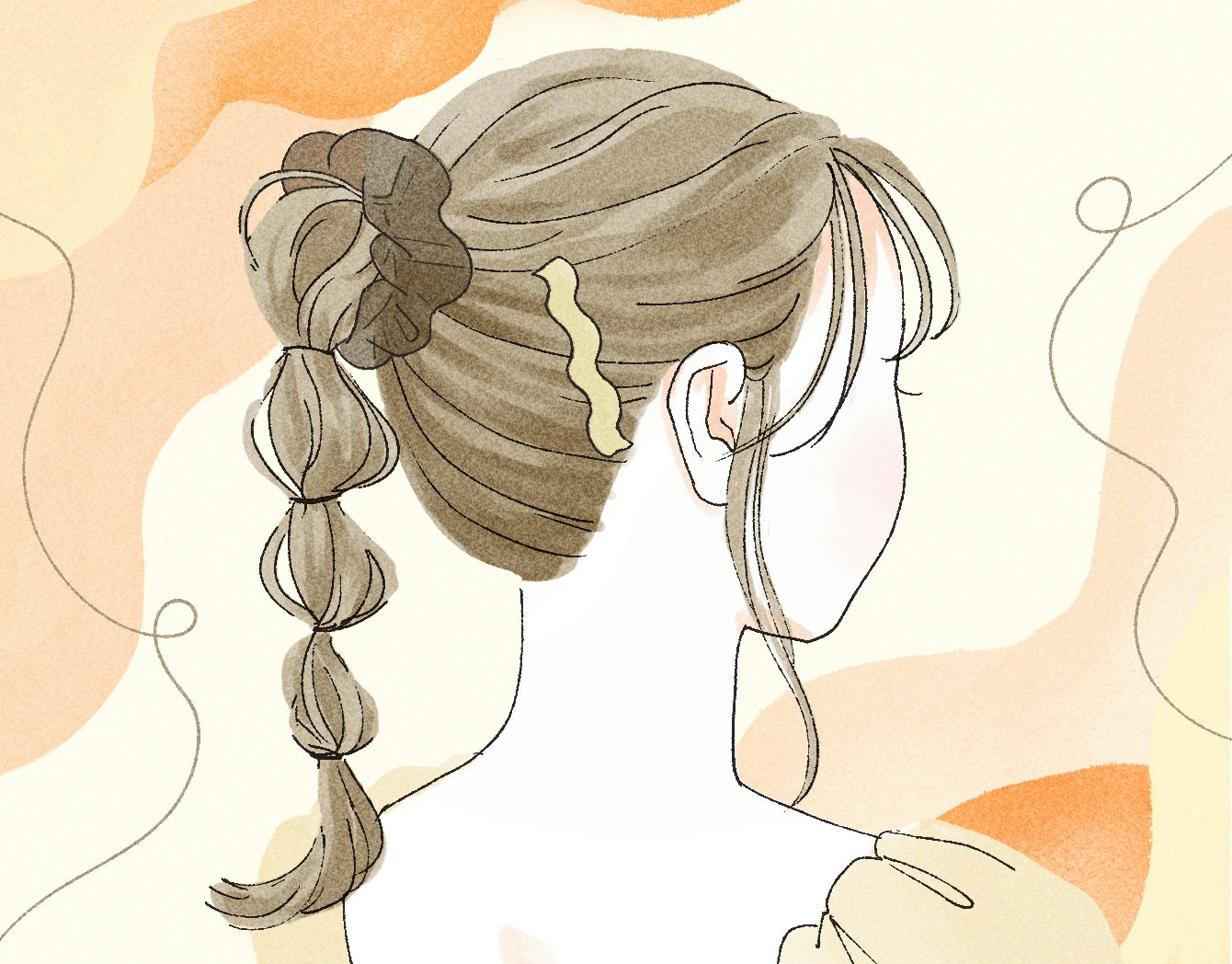 玉ねぎヘアってどうやるの？アレンジ方法をイラストで解説！スタイル実例も！のサムネイル画像