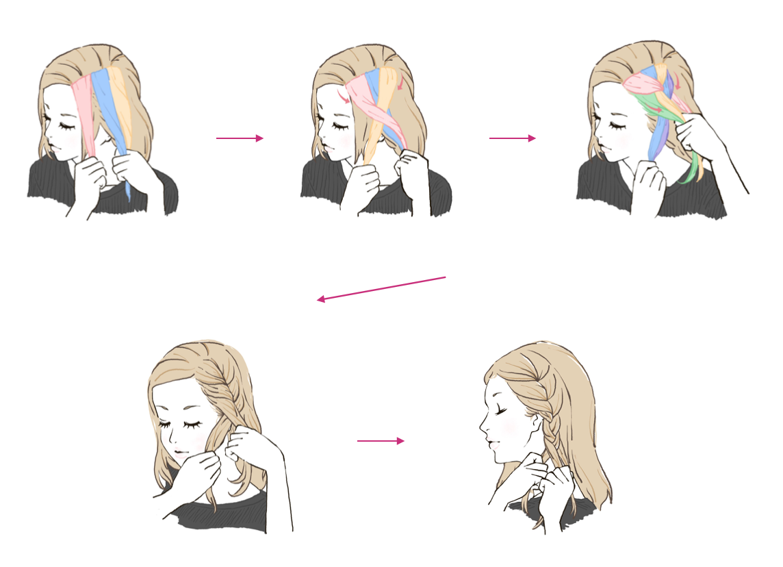 ミディアムヘア向け 簡単アレンジ大特集 これだけ知ってれば脱マンネリ ホットペッパービューティーマガジン ミディアムヘア向け 簡単アレンジ大特集 これだけ知ってれば脱マンネリ ホットペッパービューティーマガジン