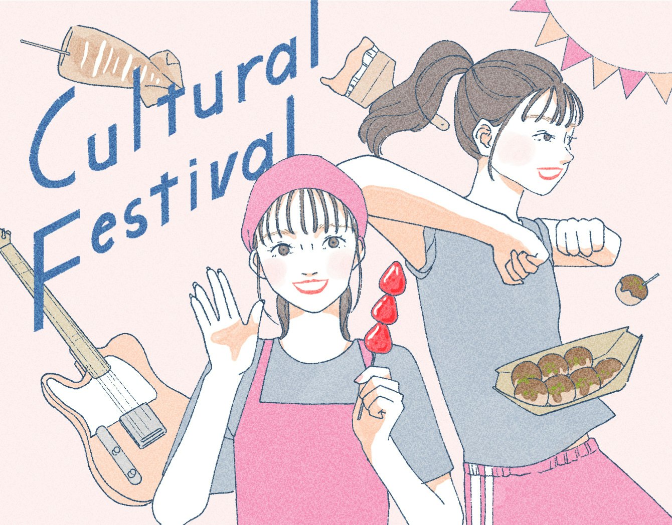 文化祭にぴったりな髪型って?映える&友達とオソロにできるアレンジリストのサムネイル画像