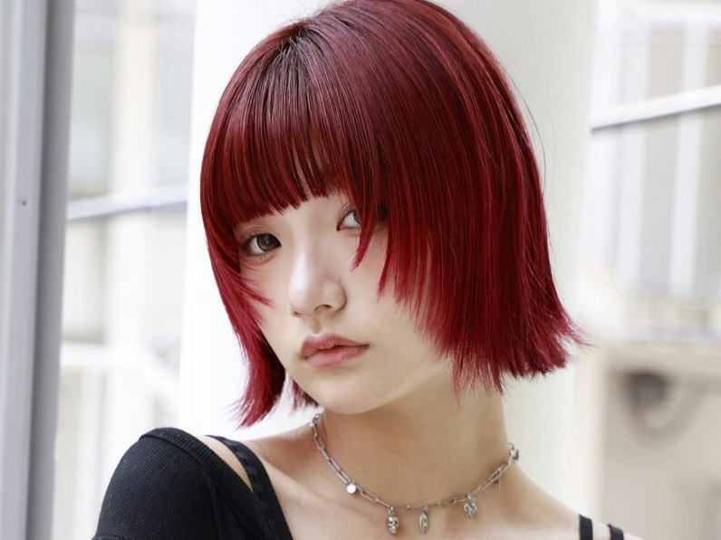 チェリーレッドってどんな髪色？色味の魅力とヘアカラーカタログサンプル集のサムネイル画像