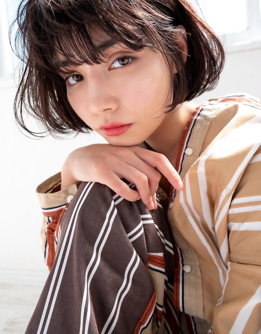 丸顔の私に似合う韓国ヘアって 髪型決めのポイントとトレンドスタイルをチェック ホットペッパービューティーマガジン