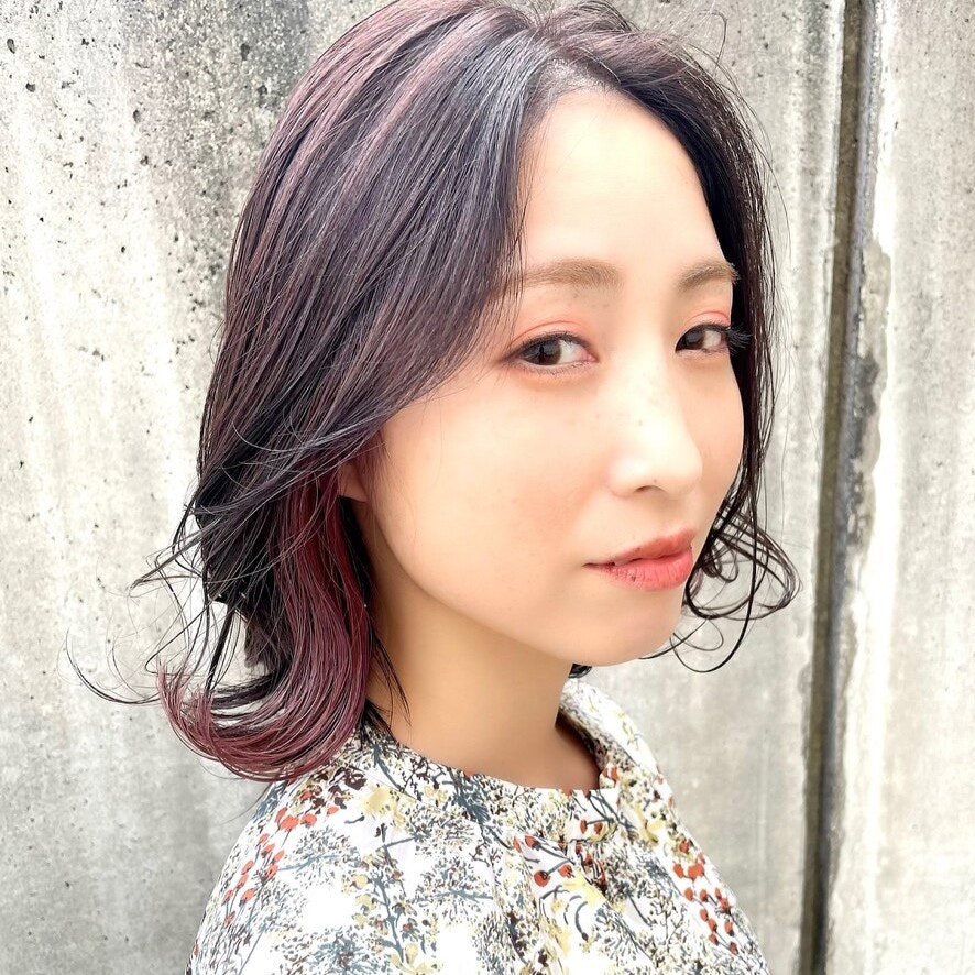 大人のインナーカラー入門。おばさんぽく見えない取り入れ方と実例のサムネイル画像