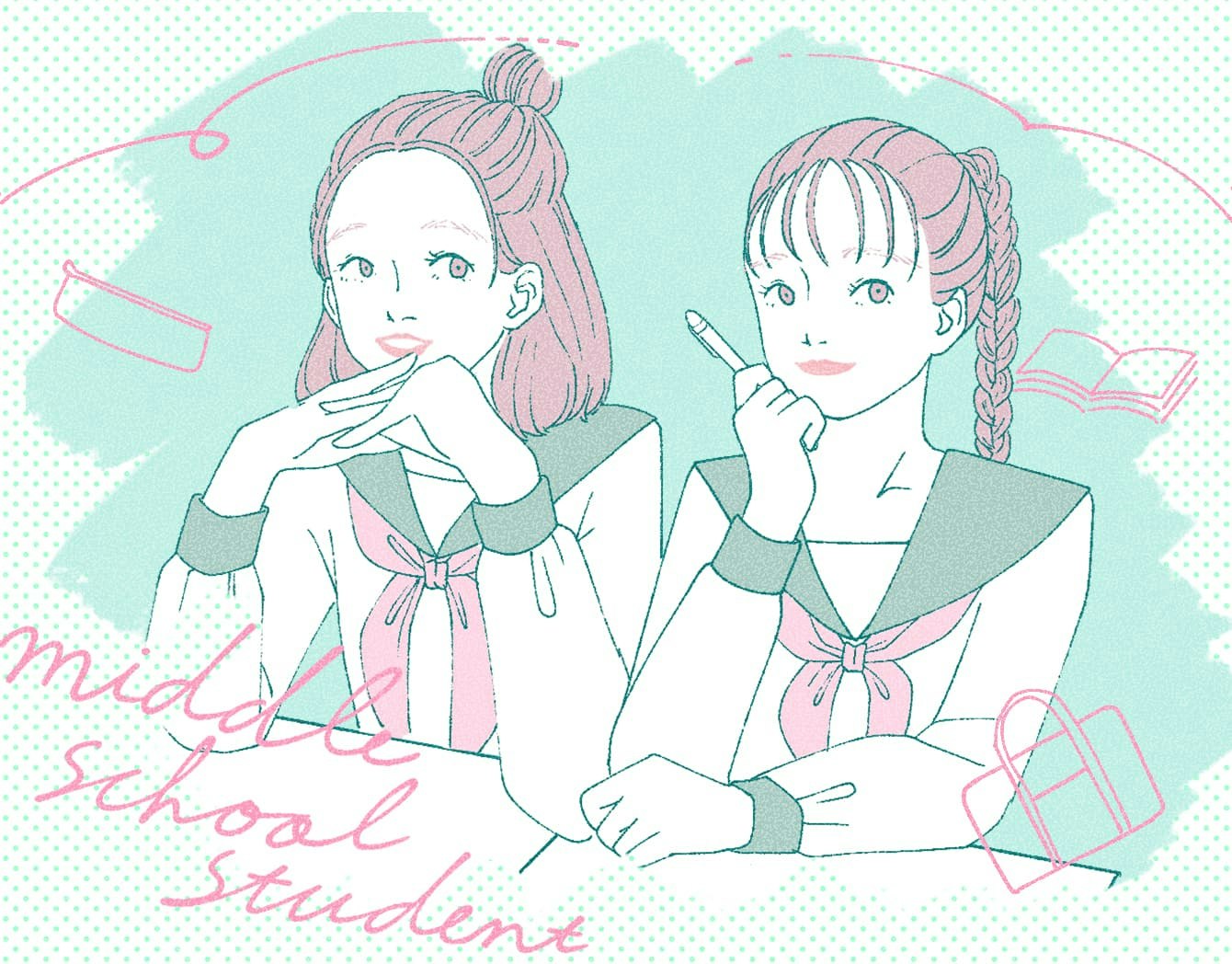 中学生向け簡単ヘアアレンジを教えて!学校の日も休日も使えるアレンジガイドのサムネイル画像