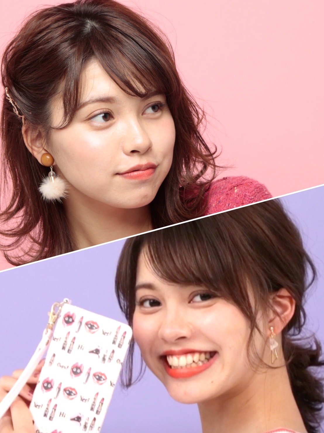 おしゃ可愛ダウンヘア 元気girlアップヘア ミディアムアレンジ2変化 ホットペッパービューティーマガジン おしゃ可愛ダウンヘア 元気girlアップヘア ミディアムアレンジ2変化 ホットペッパービューティーマガジン