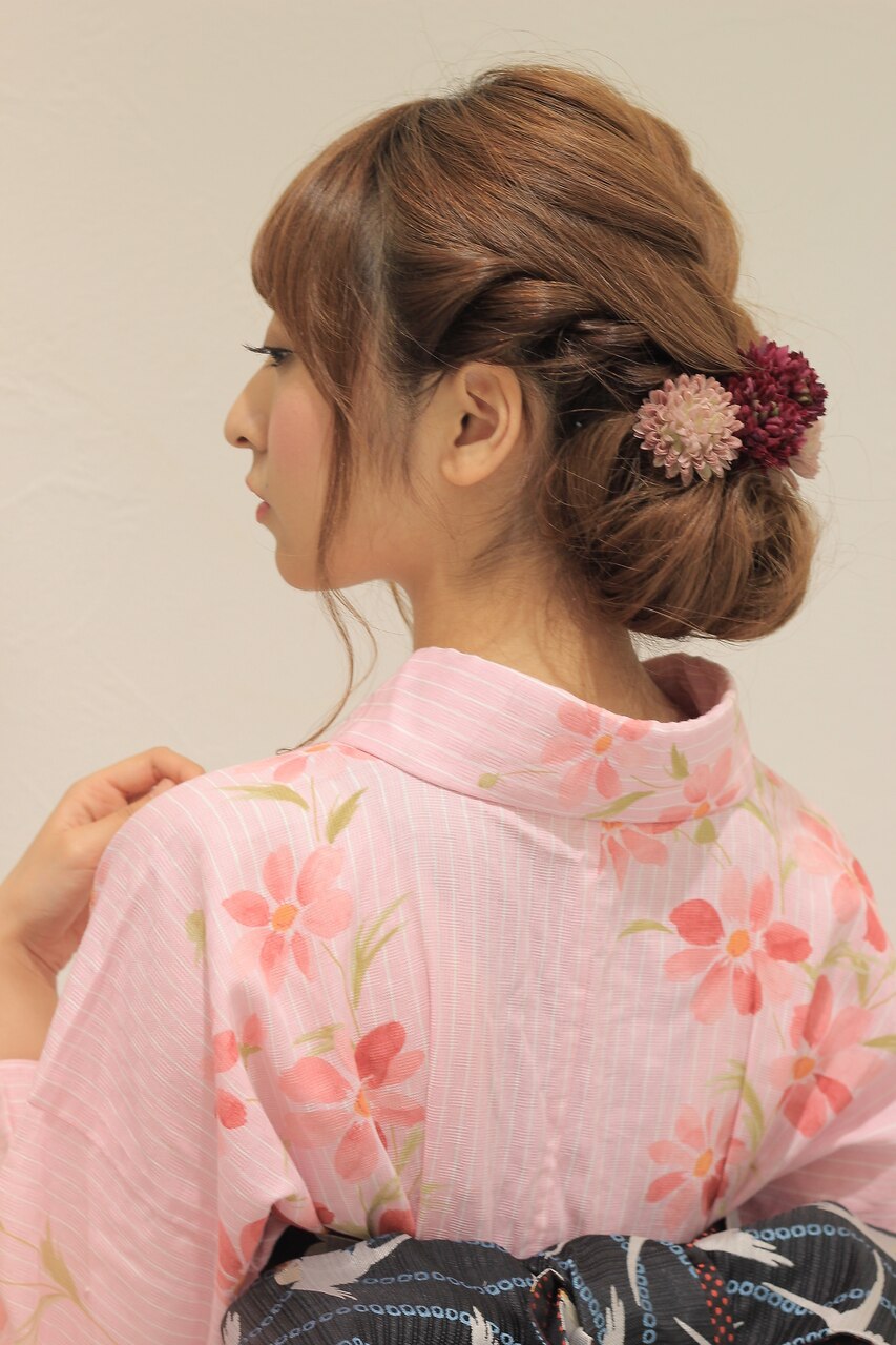  ShellBearヘアアレンジ☆振袖/袴/着物/銀座/東銀座/ヘアセット