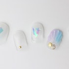 人魚の鱗ネイル。。。