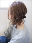 【Lepes】ボブディヘアアレンジ☆ざっくりゆる片編み込み