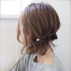 【Lepes】ボブディヘアアレンジ☆ざっくりゆる片編み込み