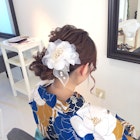 浴衣ヘア 着付け 着物 可愛い小顔アップ