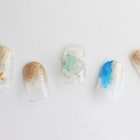 海っぽい塗りかけニュアンス。。