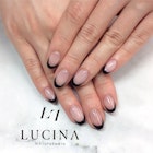 W-781 ブラックフレンチネイル