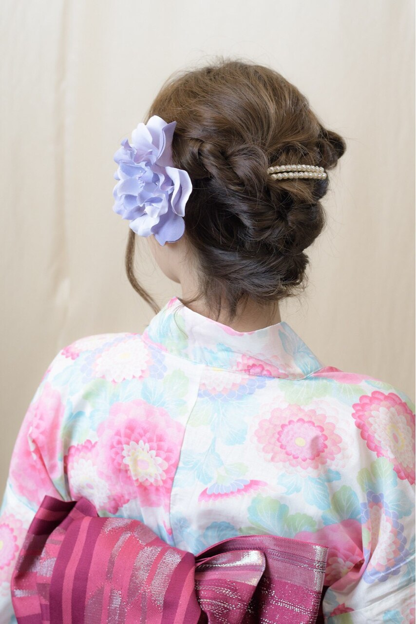 【下北沢＊I'll b hair＊】浴衣着付け★ワイドバングアレンジ
