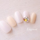 秋色ビジューネイル