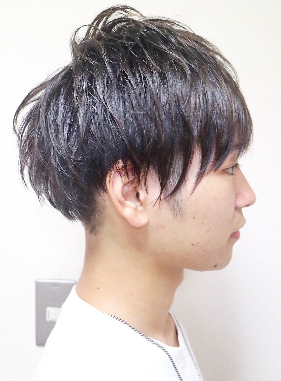 【★★★】サイド&襟足ツーブロックショート×アッシュグレー☆