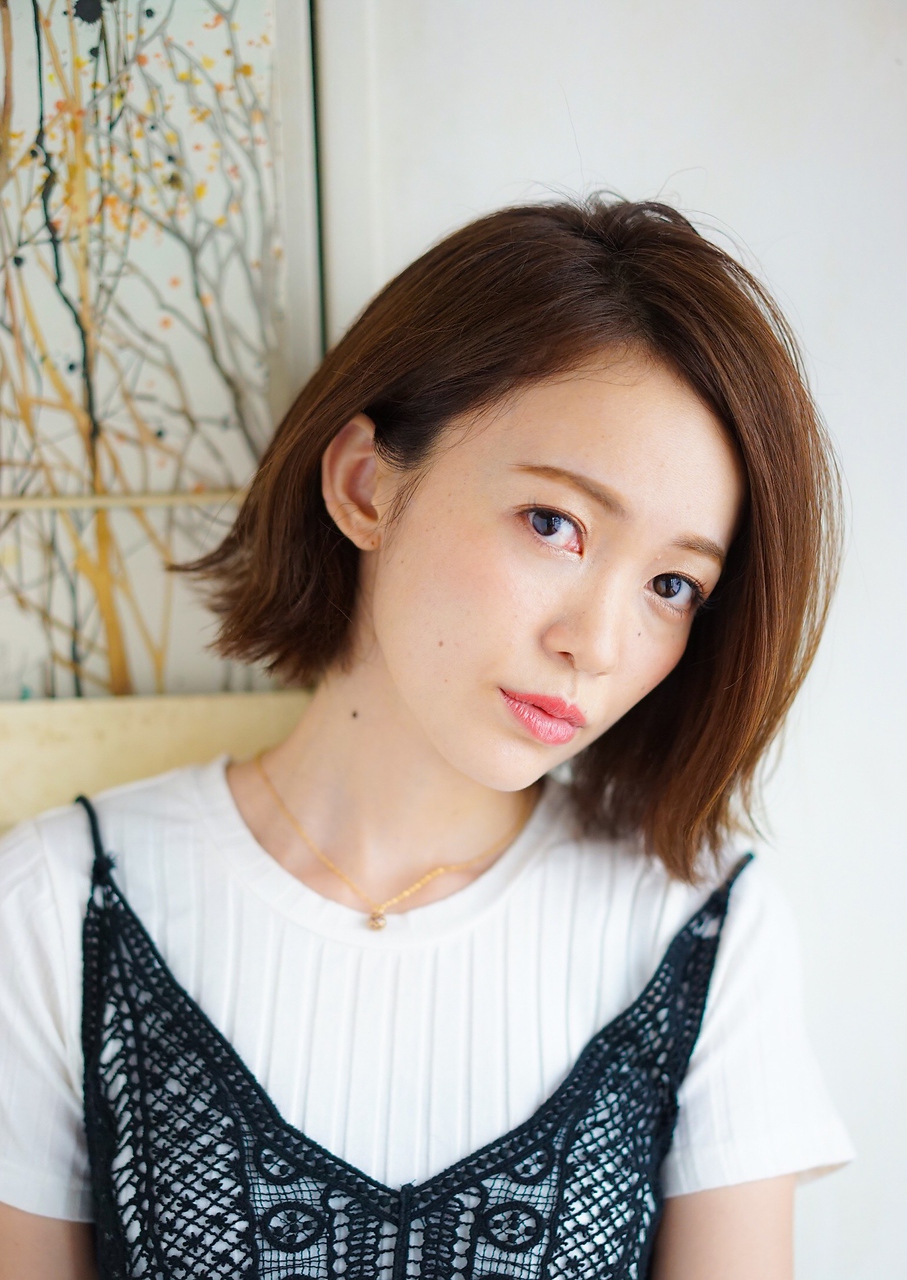 『MINX徳永利彦』 小顔にみせる大人ストレートボブ