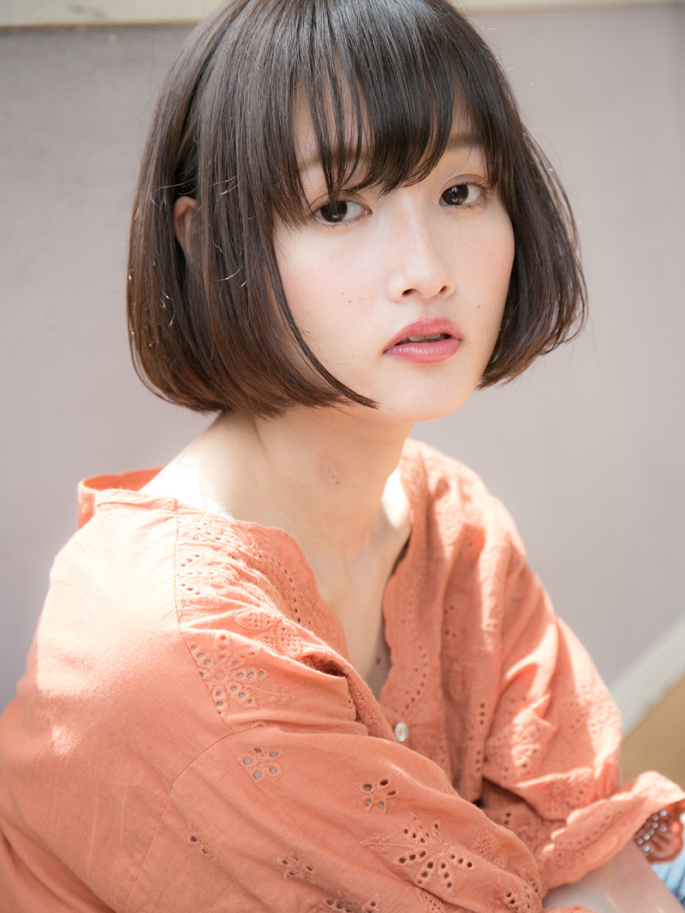 【drive for garden西川真矢】シンプルなナチュラル小顔束感ボブ