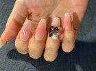 チークnailハートcrystalにpearl