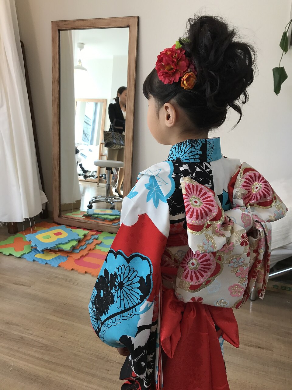 七五三キッズヘアセット着付け【ヘアセット　立川南/立川/立川】
