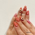 キルティング×ハートパーツ