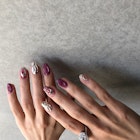 パープルニュアンスネイル♪