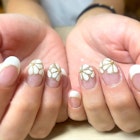 ブライダル 和装 クリアネイル