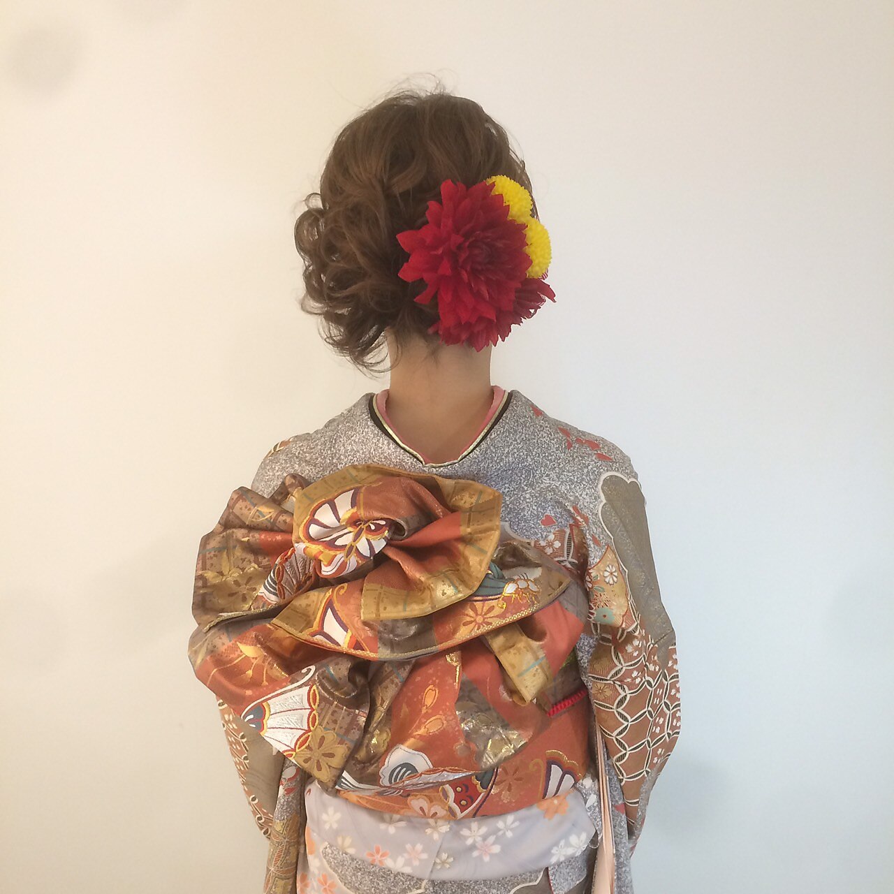 ショートヘアでも素敵な着物アップに★矢島美容室の熟練技術