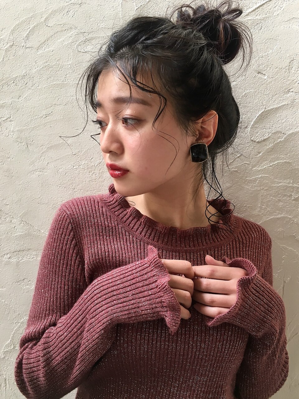 こなれ感＊ルーズおだんごアレンジ＊〔Belle表参道〕